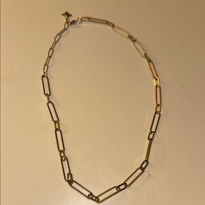 Kendra Scott Polished Gold Paperclip Chain Necklace